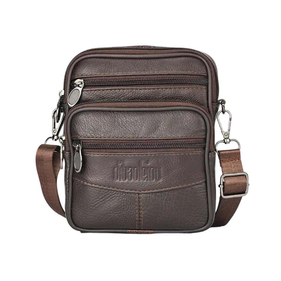 Brian Crossbody with Triple-Zip Utility