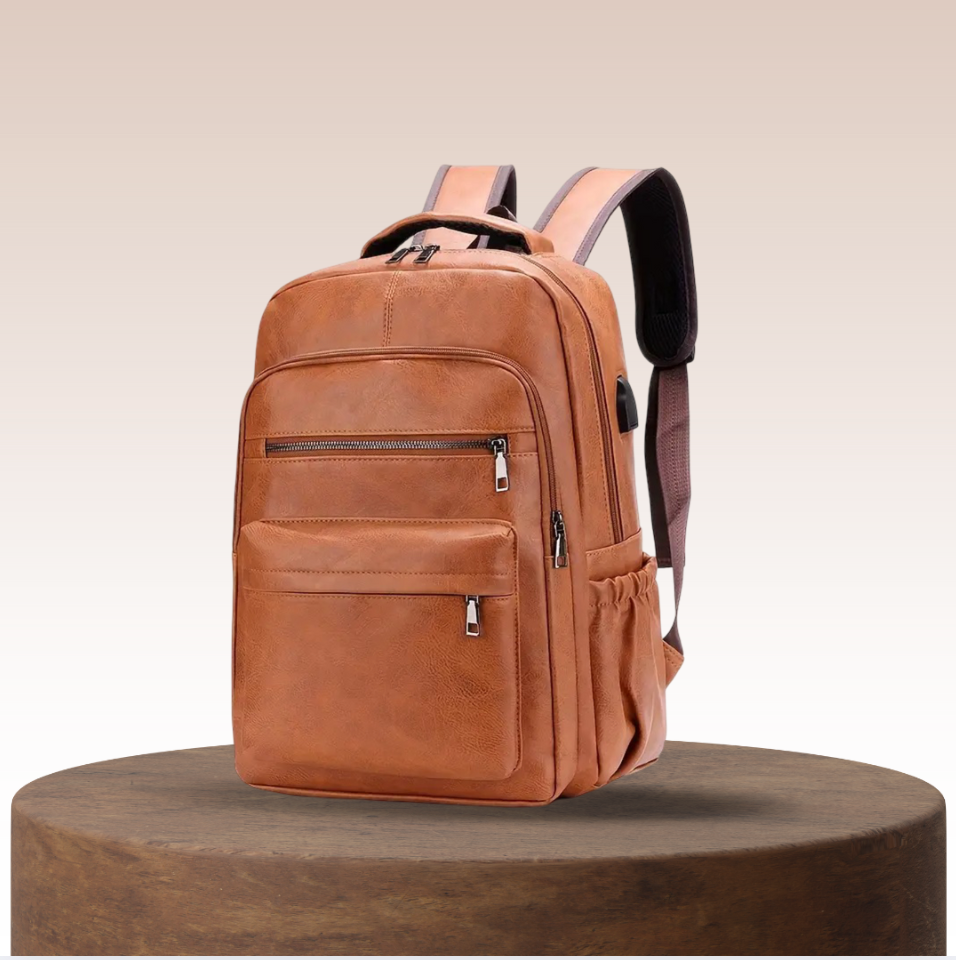 Theo Leather Backpack