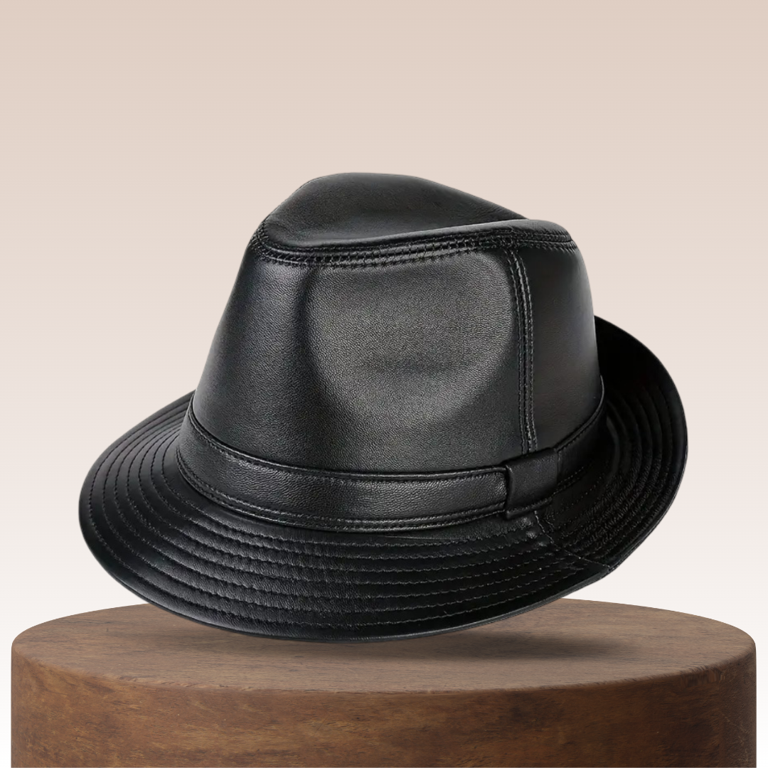 Timothy Leather Fedora