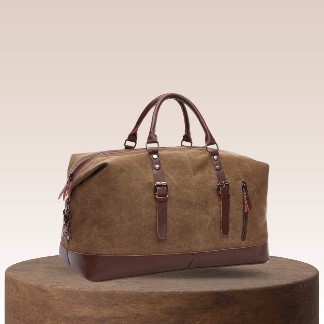 Leo Stylish Leather Duffel Bag