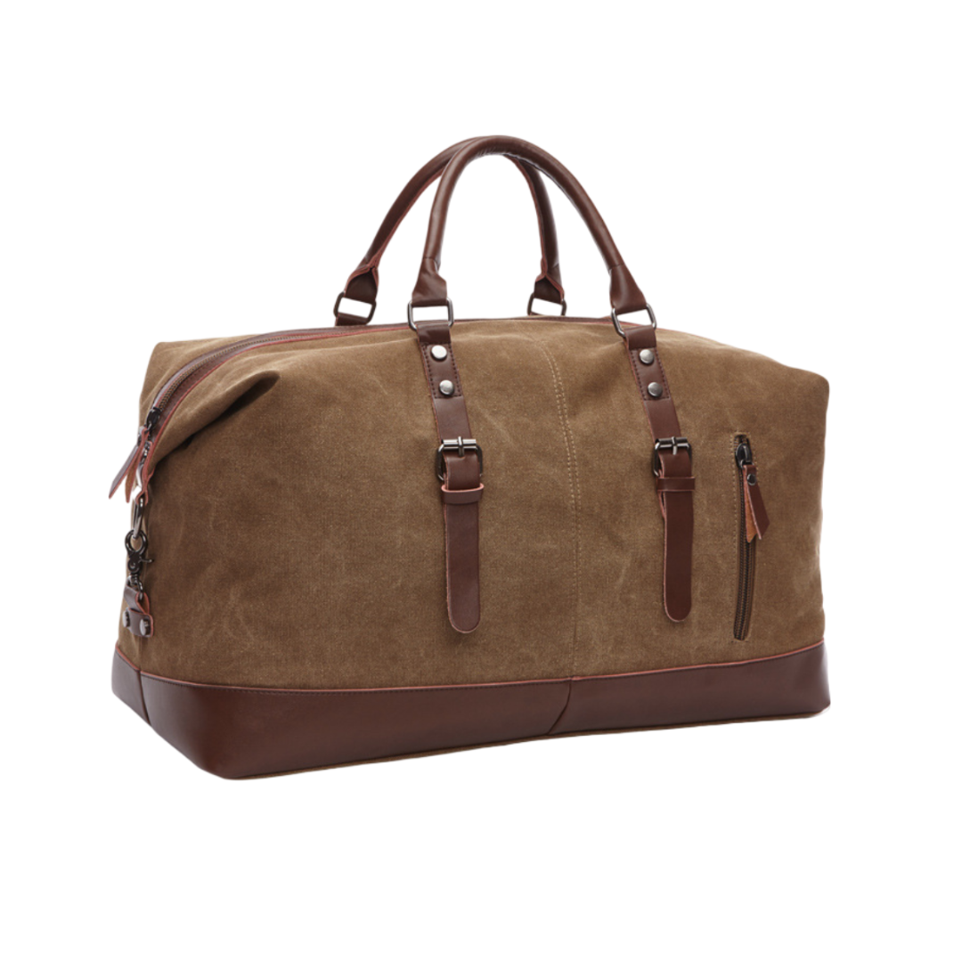 Leo Stylish Leather Duffel Bag