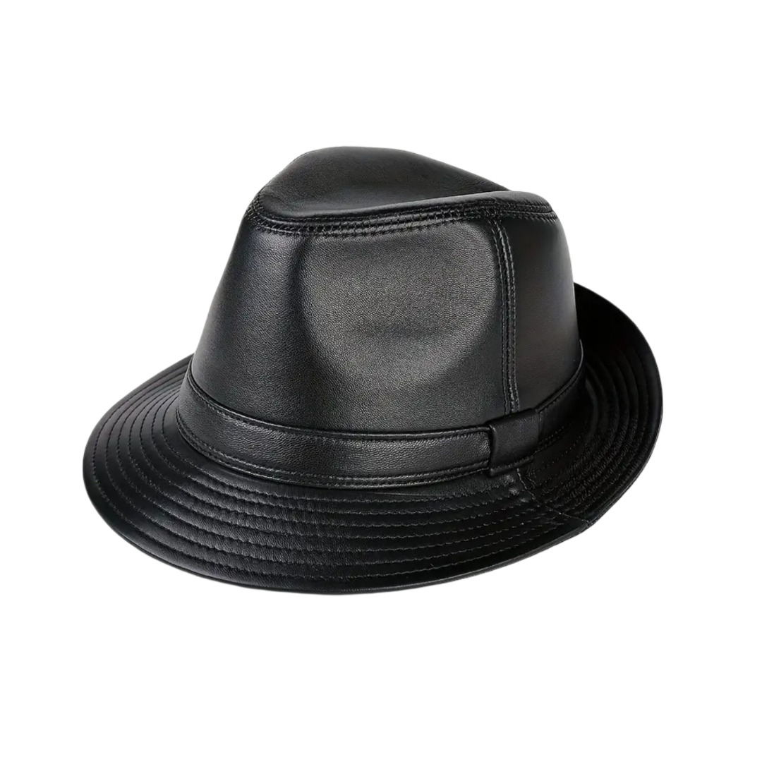 Timothy Leather Fedora