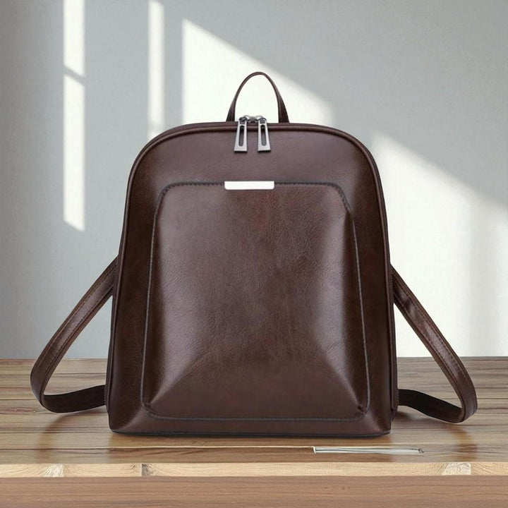 Classic double zip backpack - elegant design