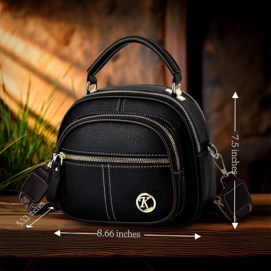 Zanele's timeless sophistication | Stylish bag with shoulder strap