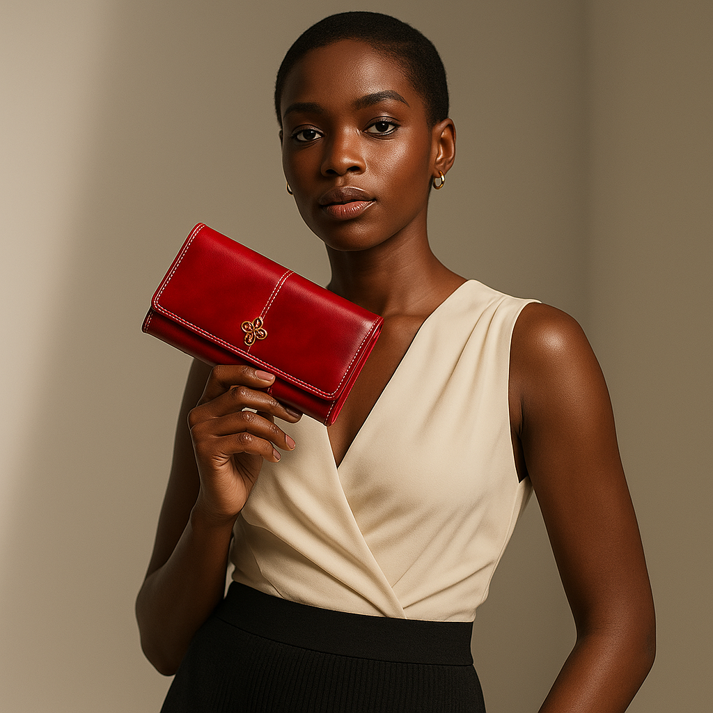 Trendy two-way wallet by Eva