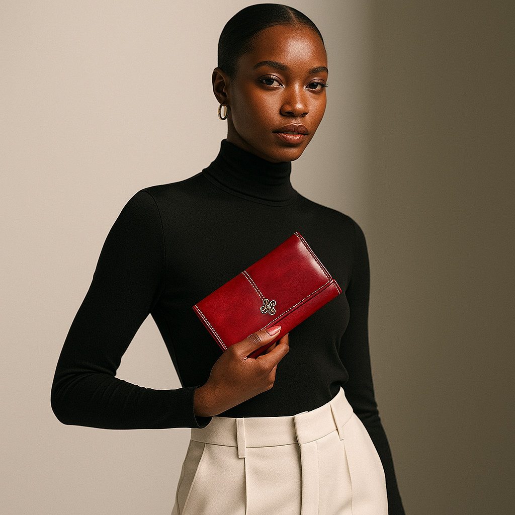 Trendy two-way wallet by Eva