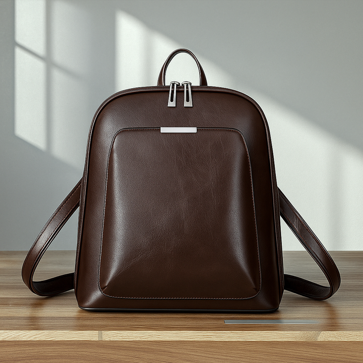 Classic double zip backpack - elegant design