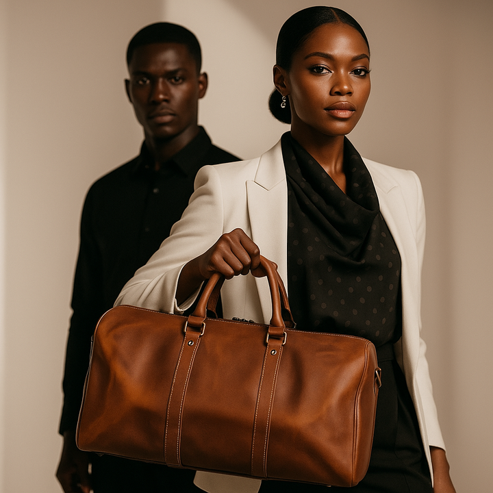 Callahan | Premium Leather Travel Duffel Bag