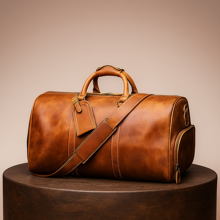 Montgomery | Genuine Top-Layer Cowhide Duffel Crossbody Bag
