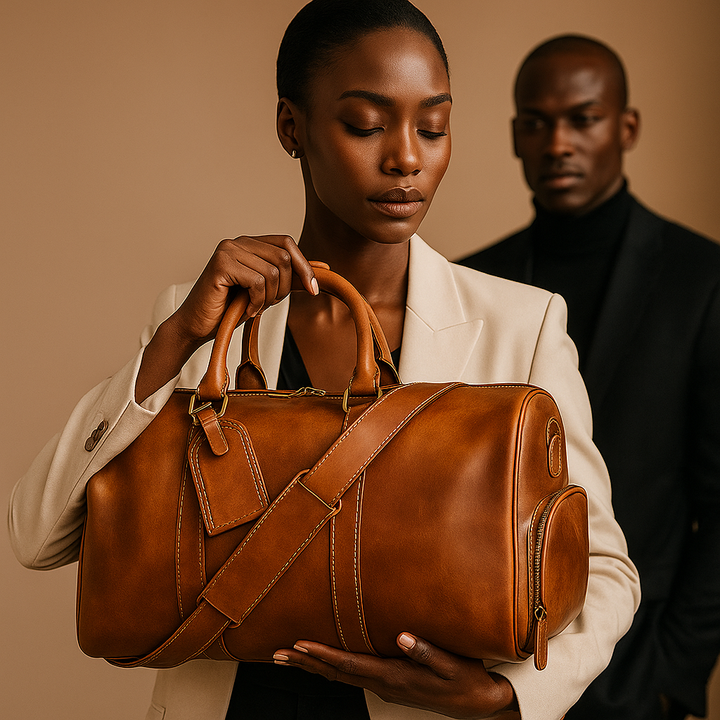 Montgomery | Genuine Top-Layer Cowhide Duffel Crossbody Bag