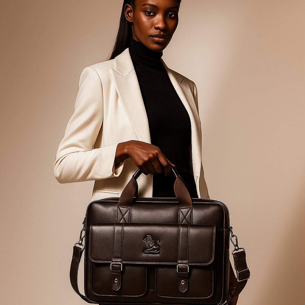 Sterling - Polished Leather Briefcase