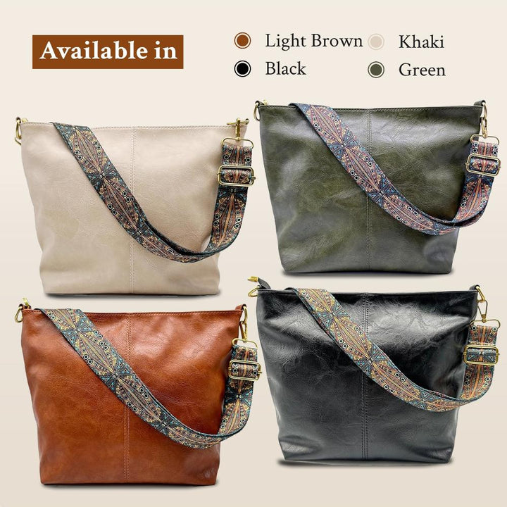 Charming vintage leather shoulder bag | Tamar's Vintage Charm