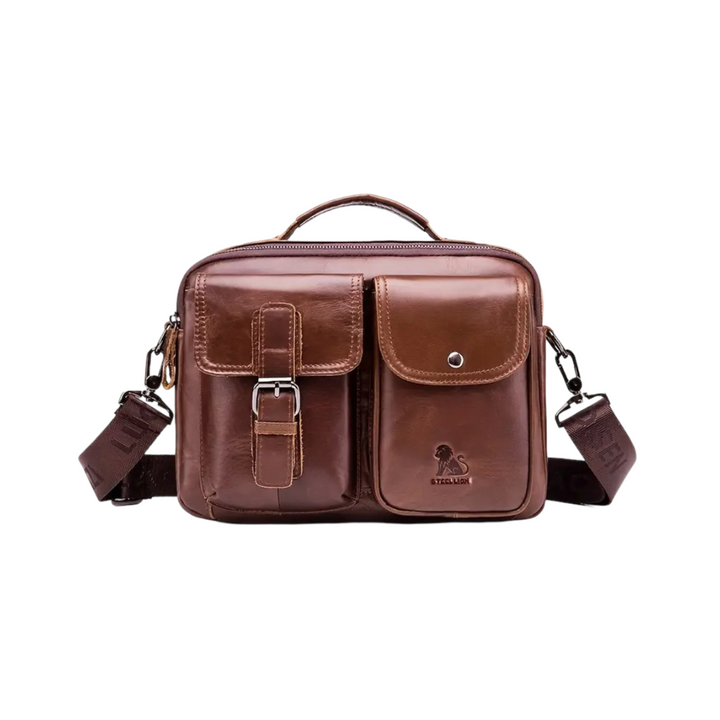 Zanele's Classic Leather Shoulder Bag