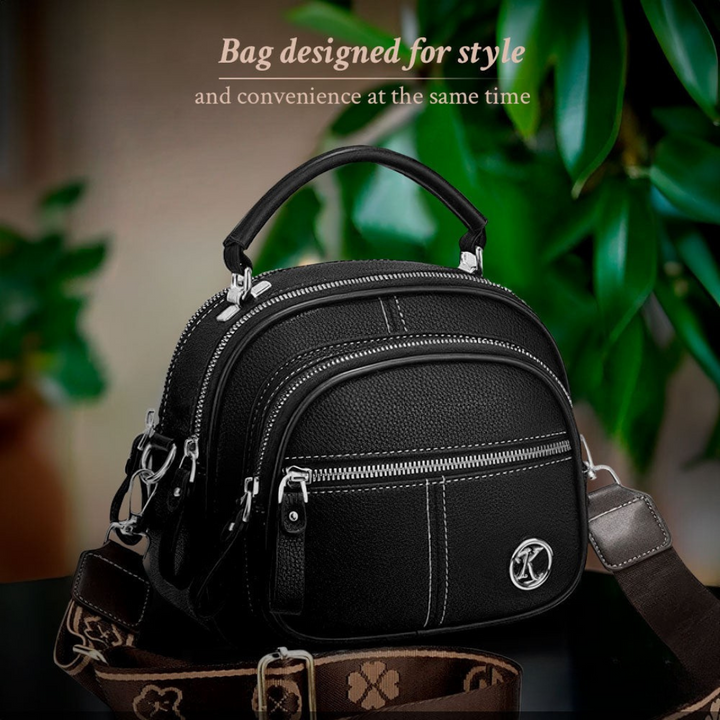 Zanele's timeless sophistication | Stylish bag with shoulder strap