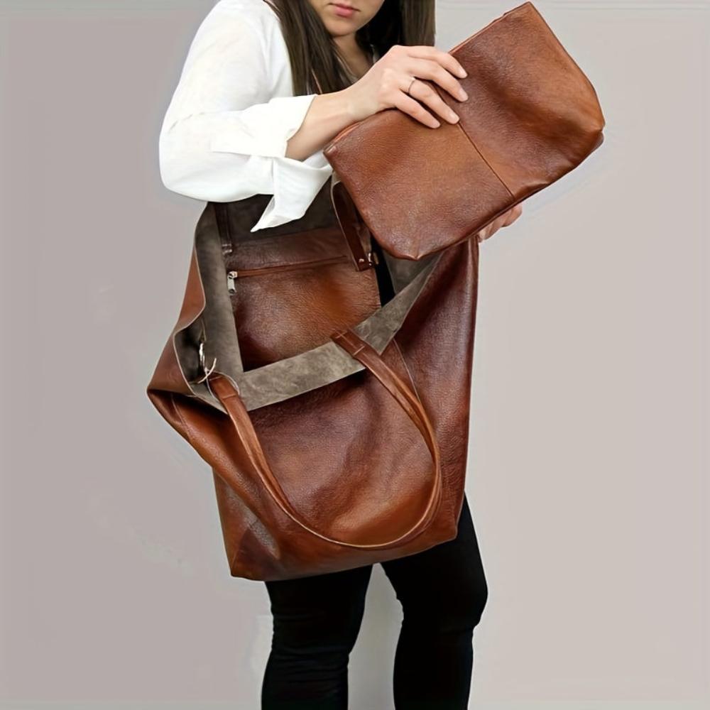 Rani's Retro Softness | Large Capacity Shoulder Bag