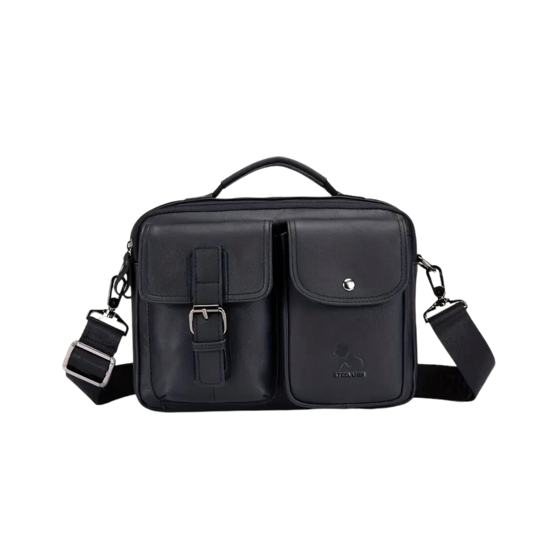 Zanele's Classic Leather Shoulder Bag
