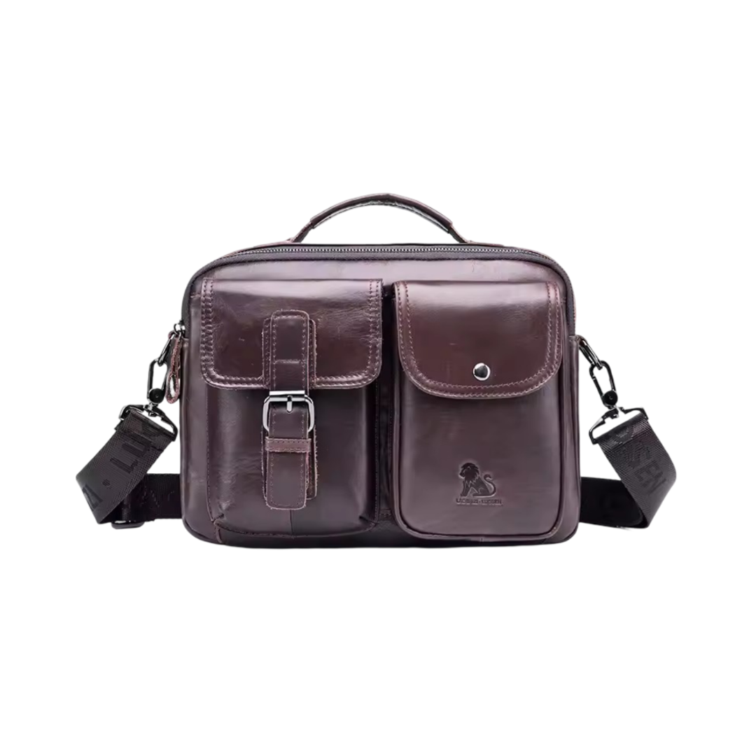 Zanele's Classic Leather Shoulder Bag