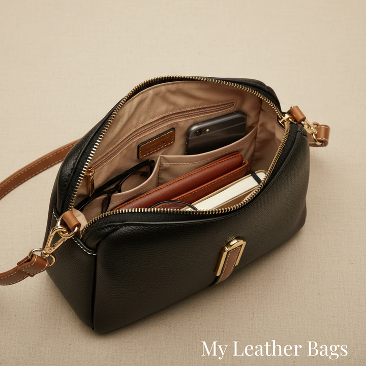 Mila Leather Crossbody Bag