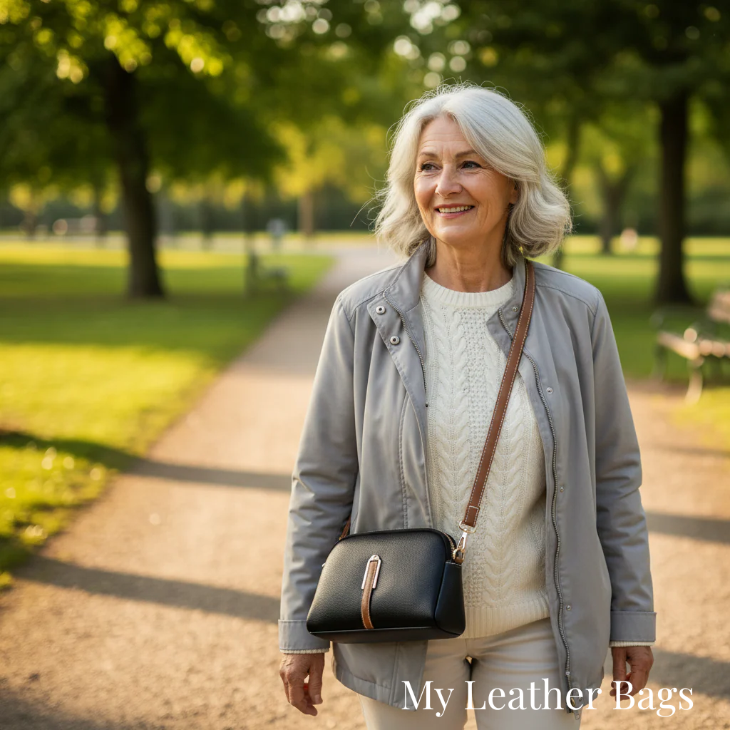 Mila Leather Crossbody Bag