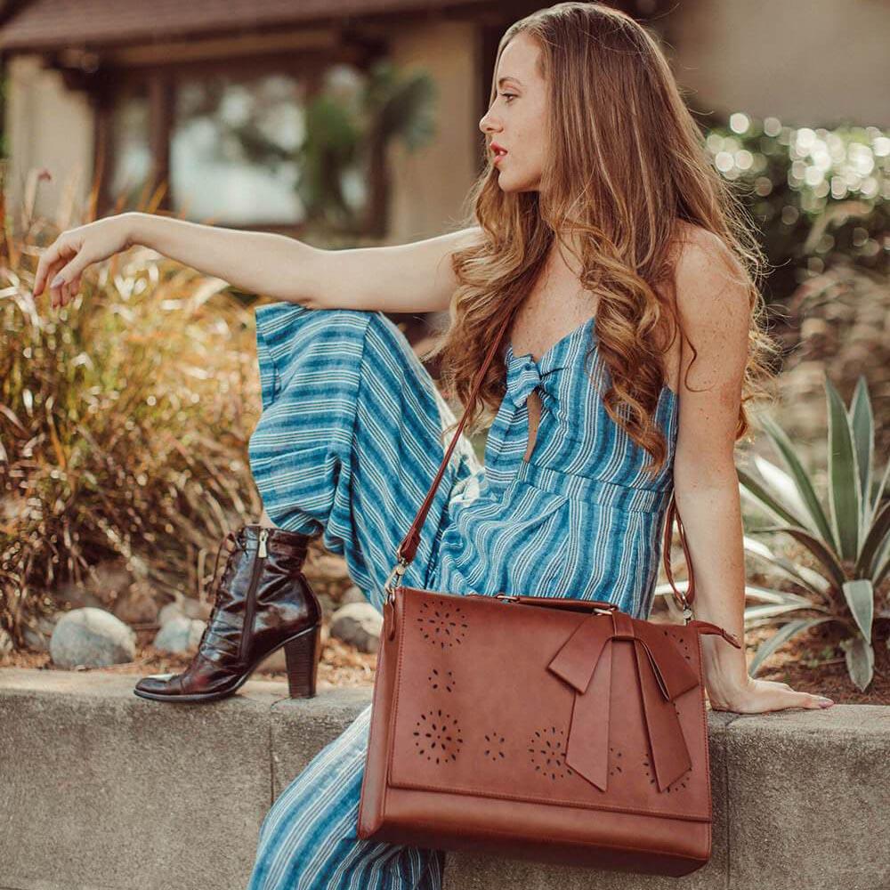 Bag with a stylish Zanele decoration