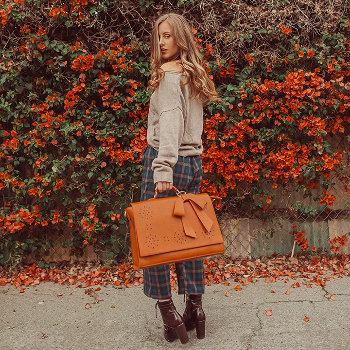 Bag with a stylish Zanele decoration