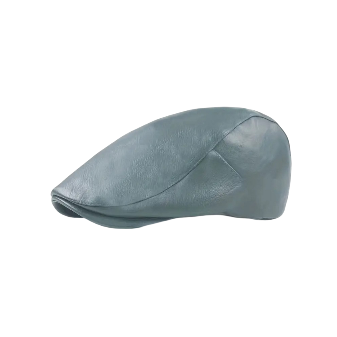 Alaric | Vintage Leather Flat Cap