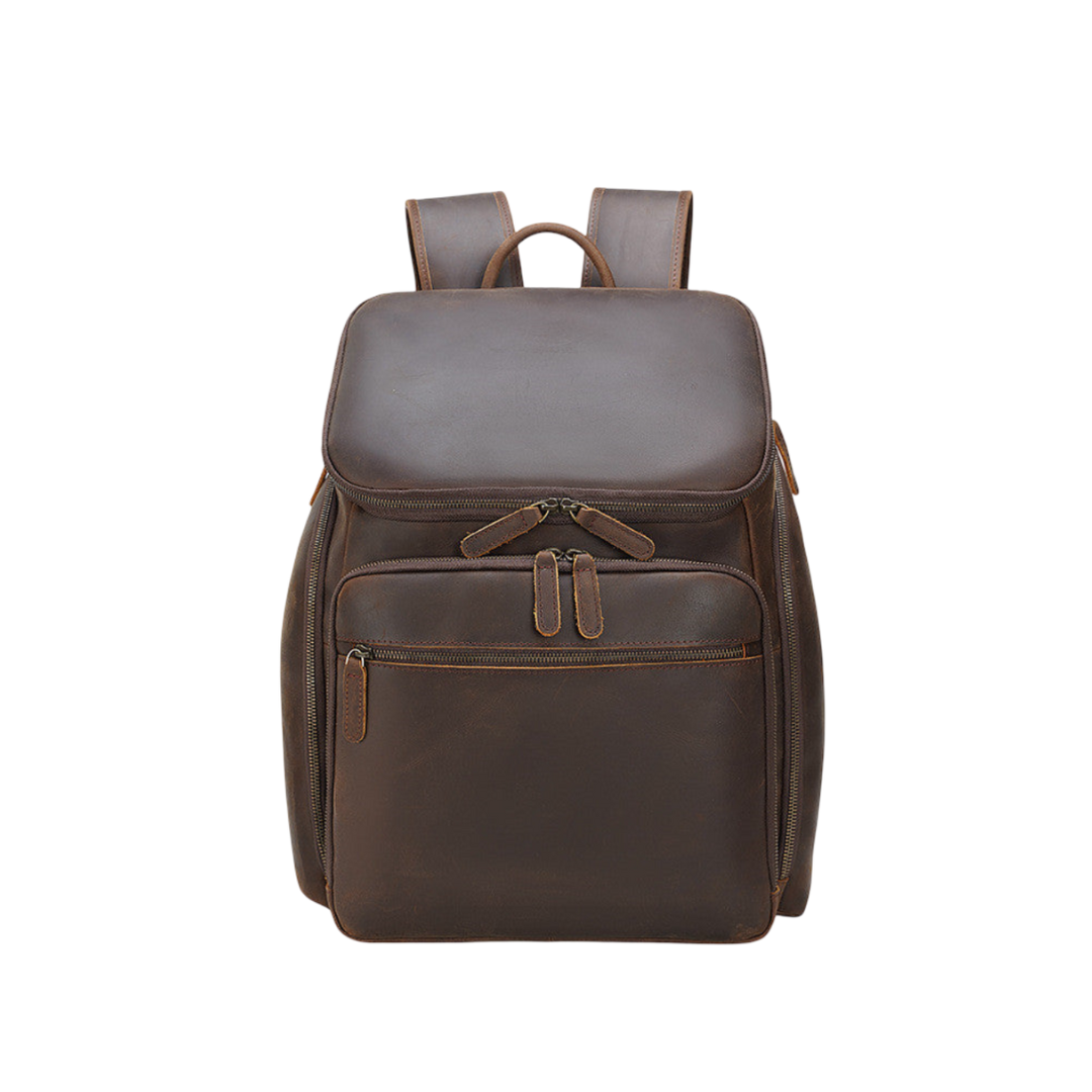 Laurent | Classic Leather with Front Pocket