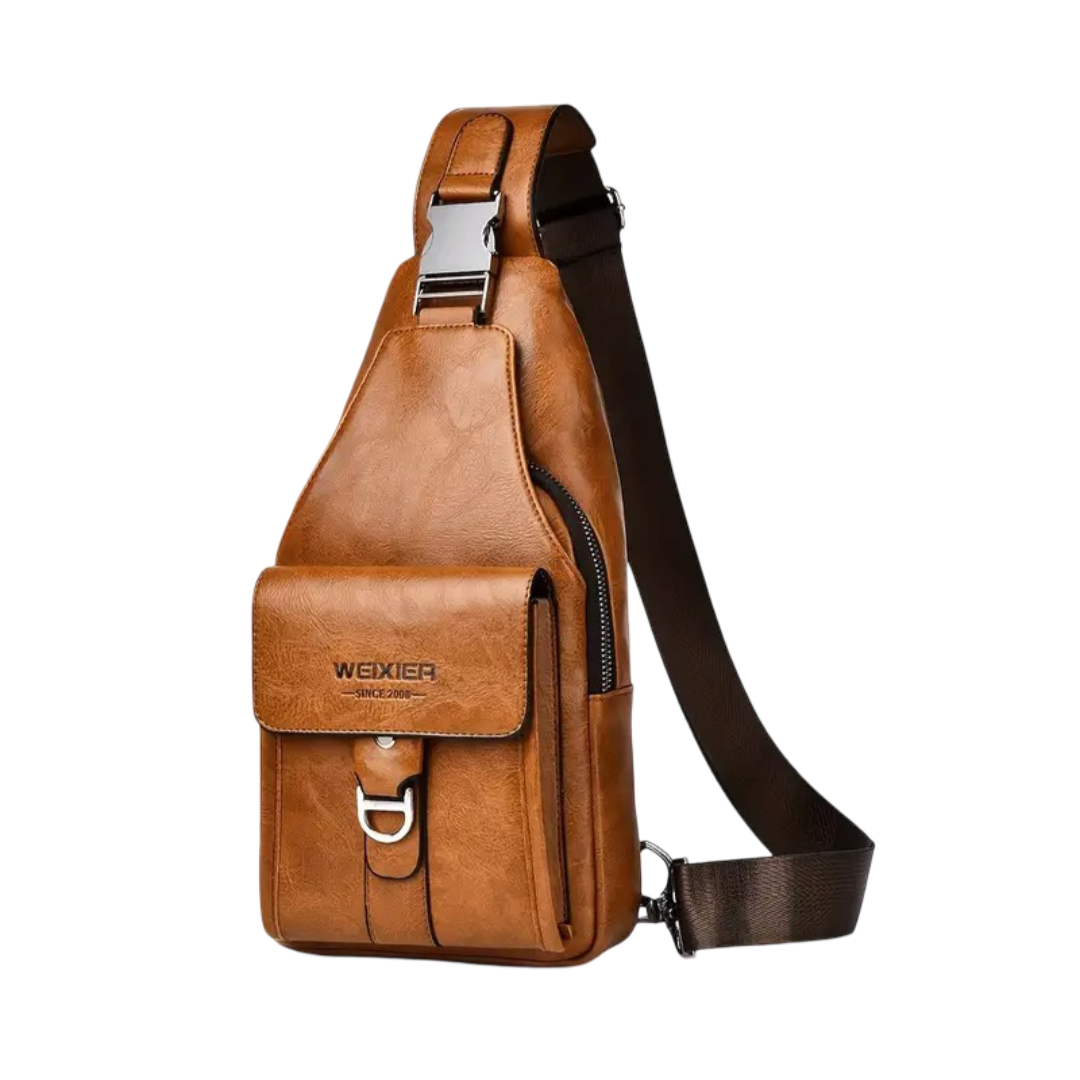 Silas | Vintage Leather Crossbody Bag